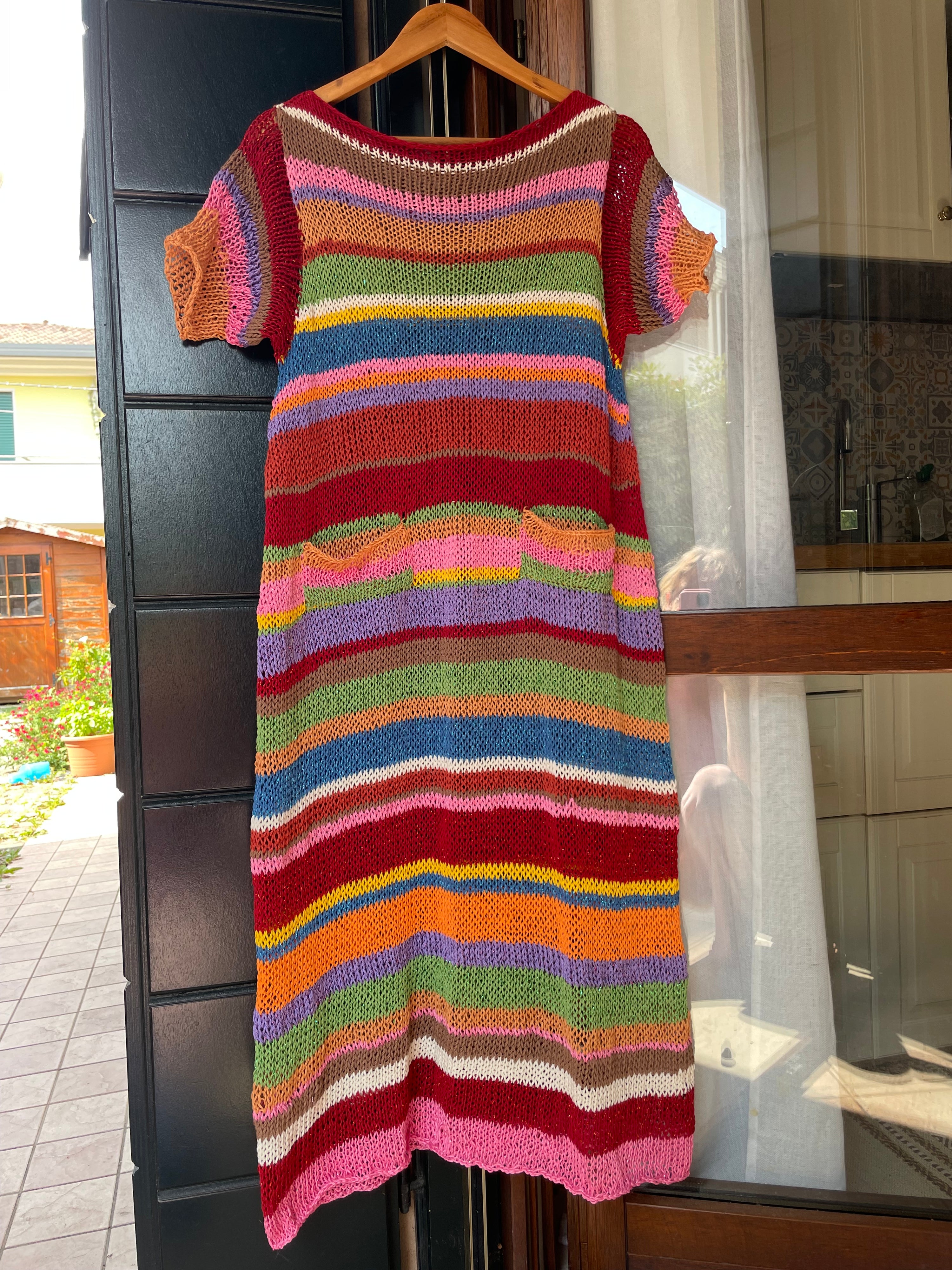 Abito con filato Lurex