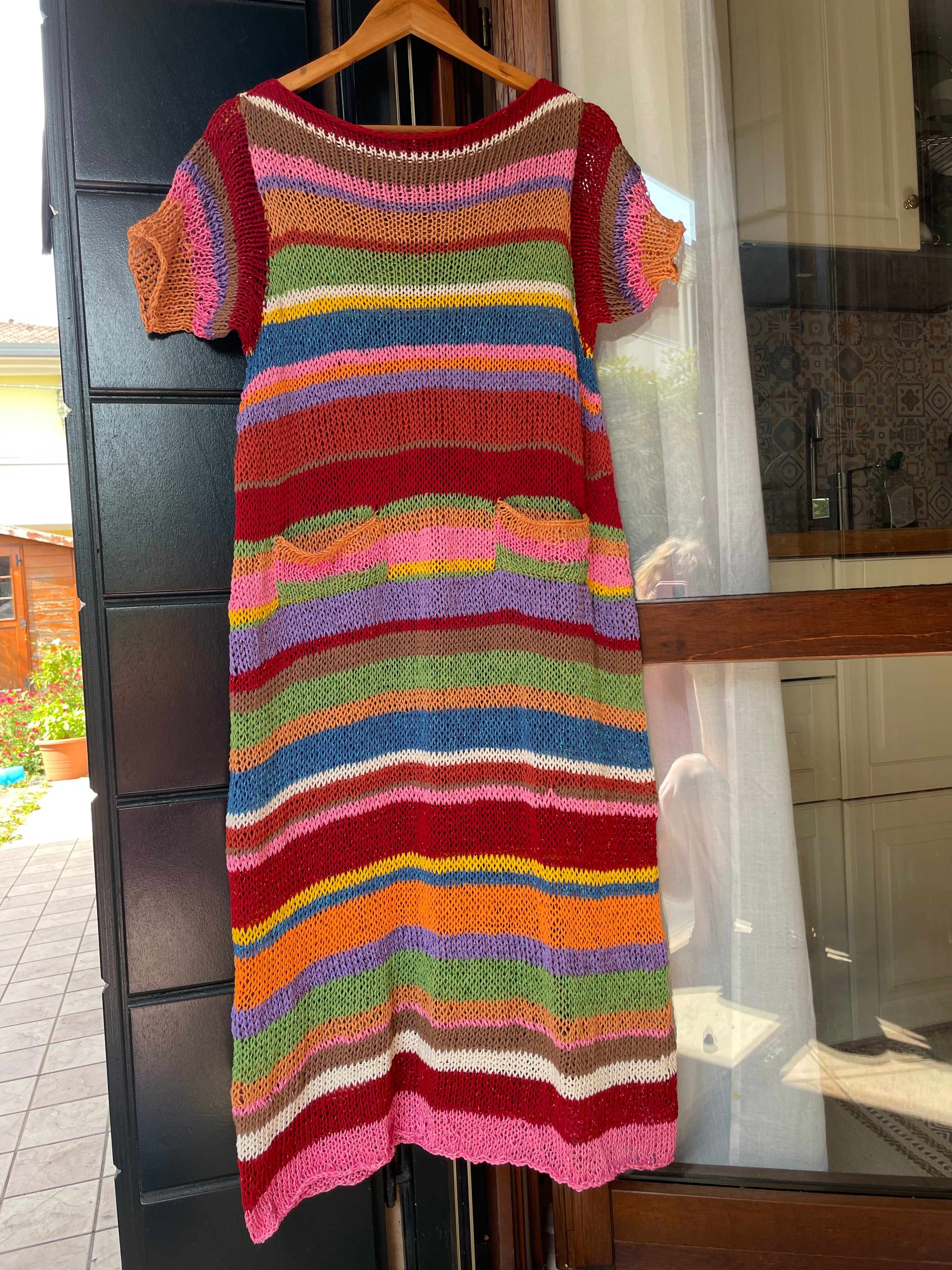 Abito con filato Lurex