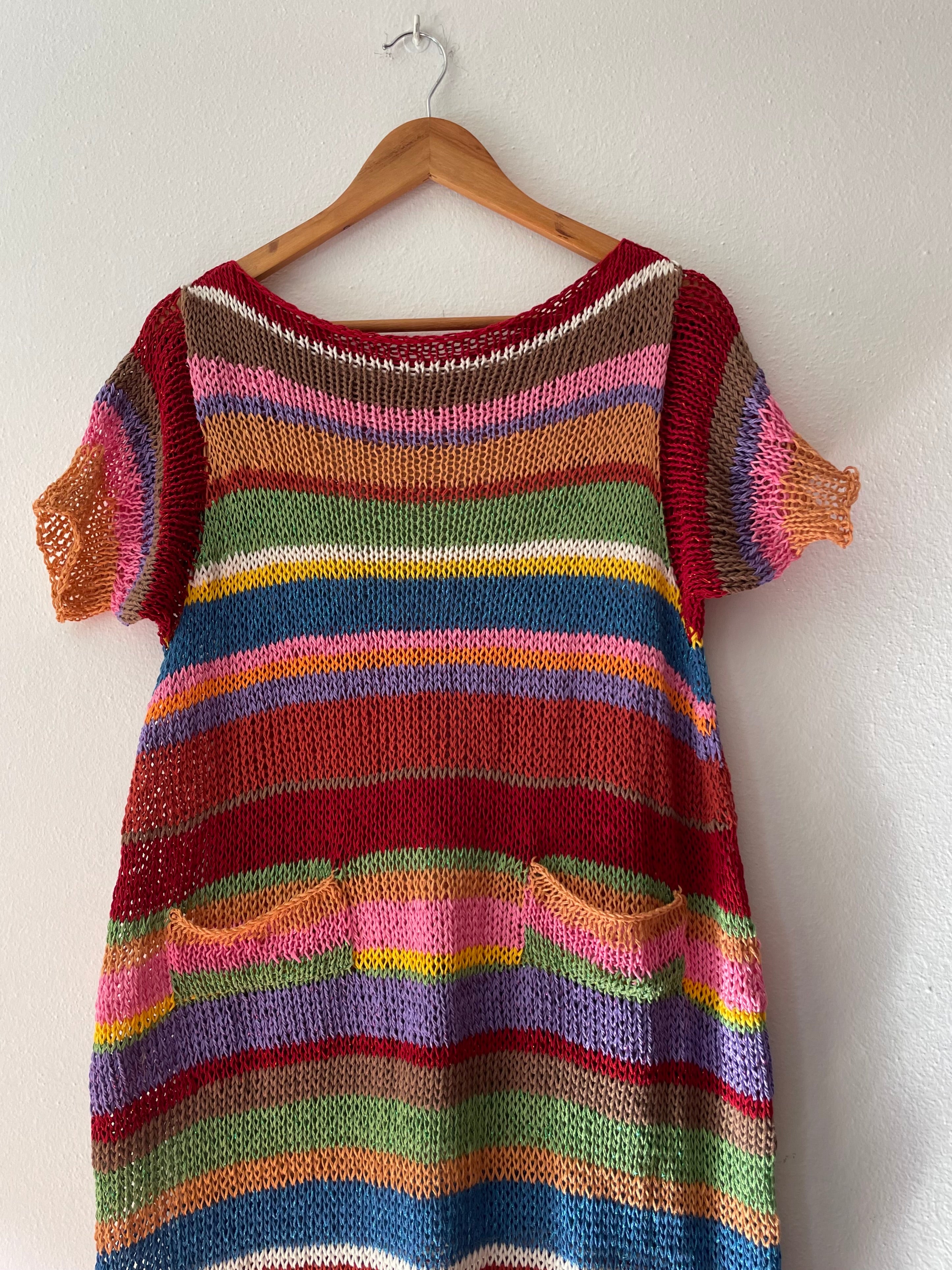 Abito con filato Lurex