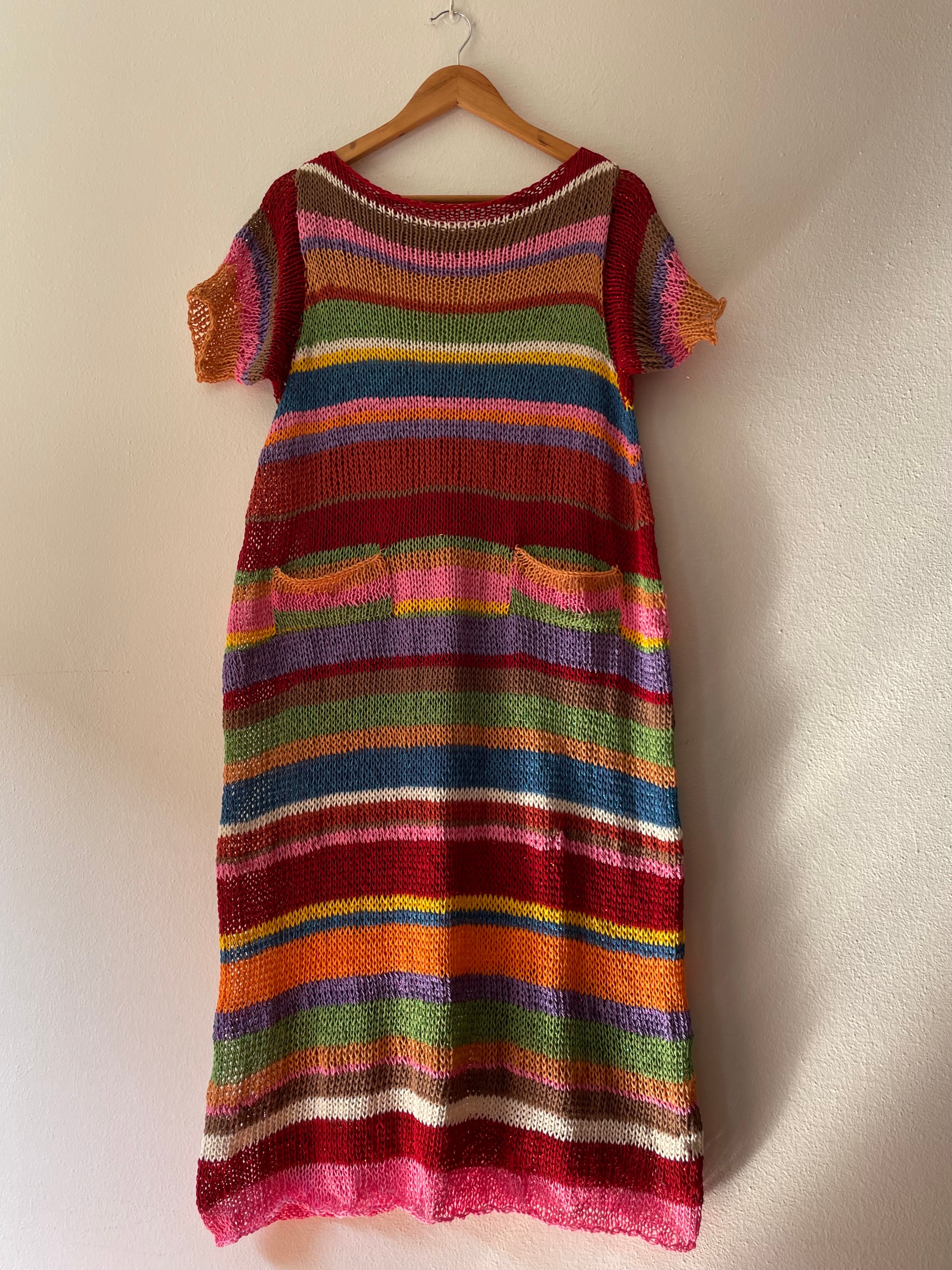Abito con filato Lurex