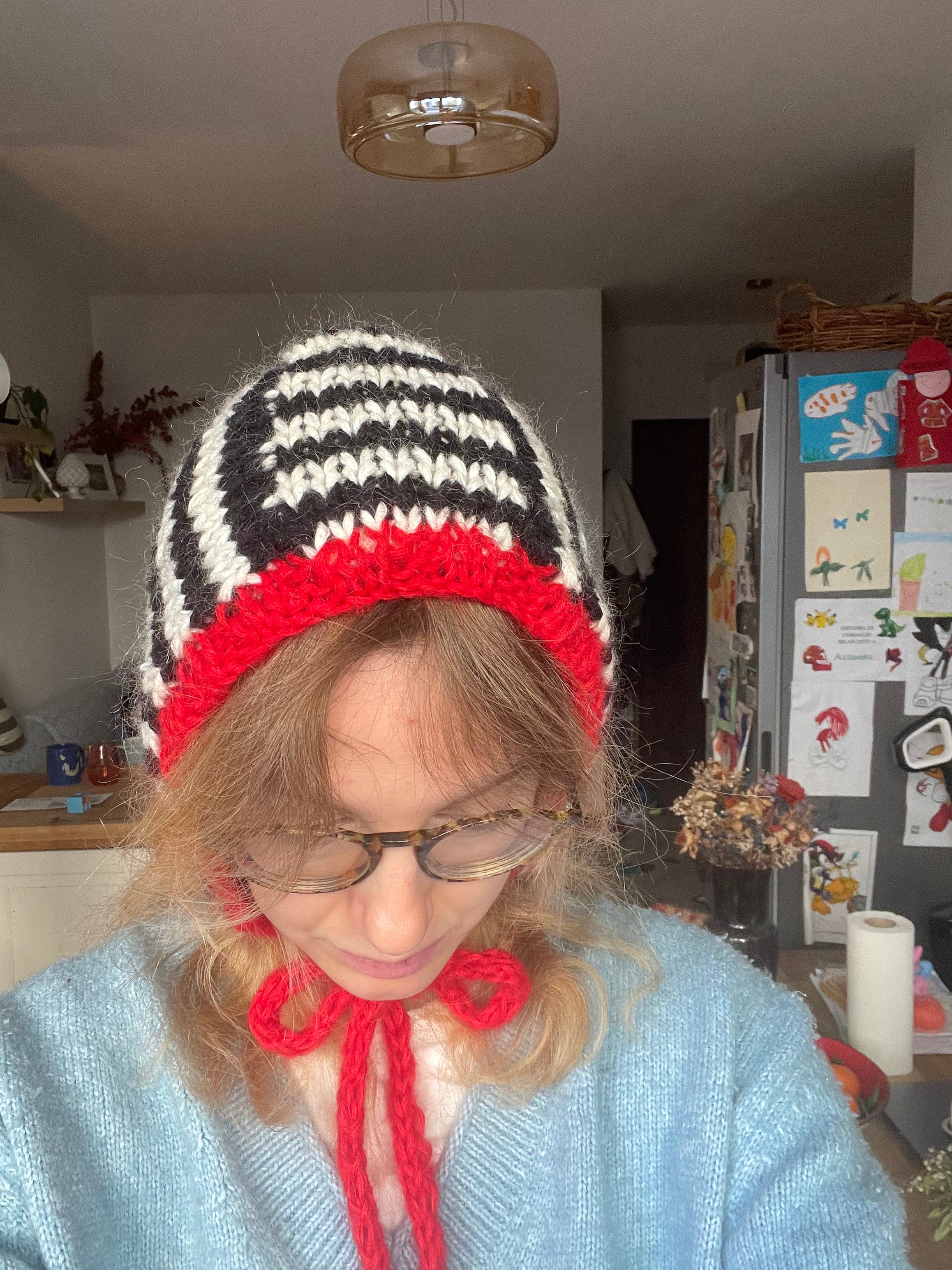 Stripes Bonnet