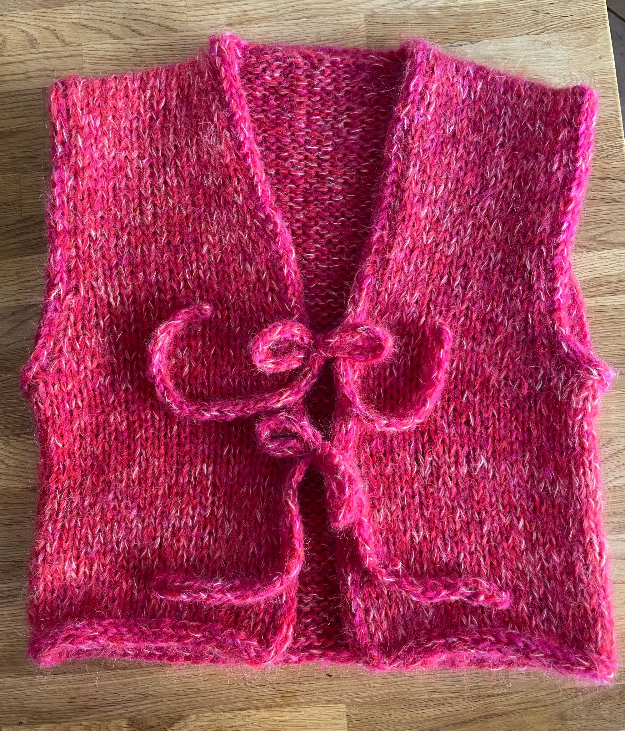 Gilet con laccetti