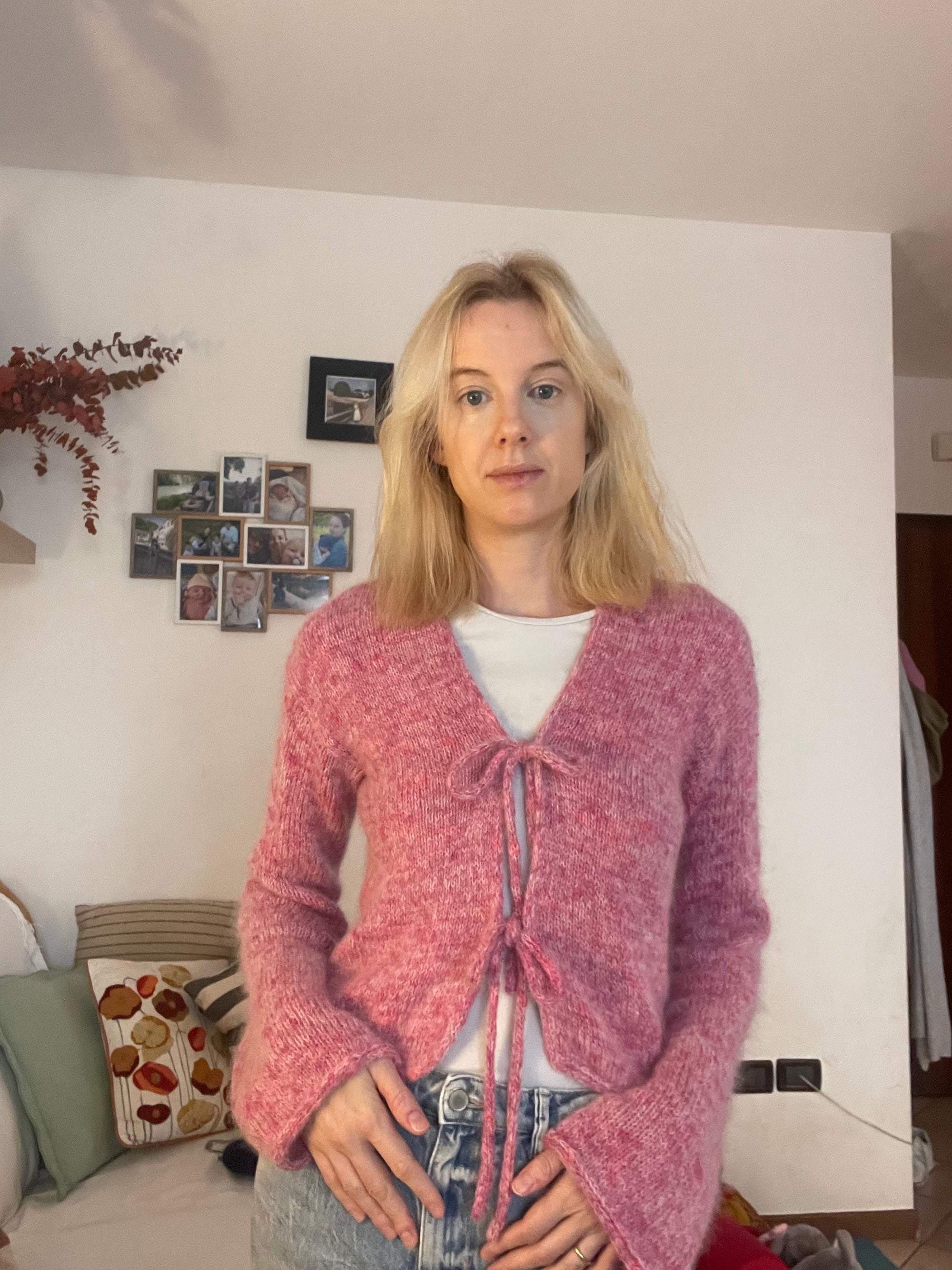 Cardigan con Laccetti